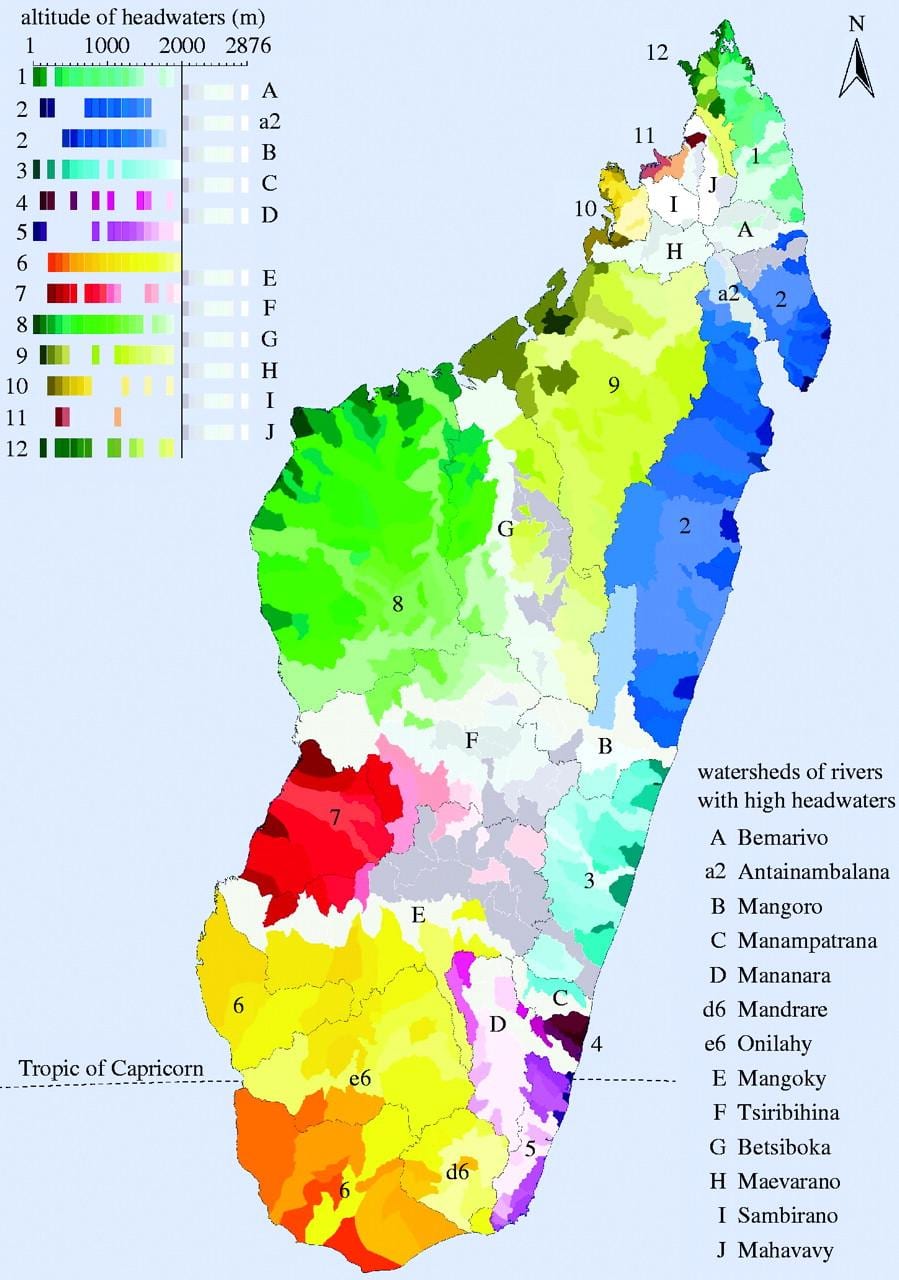 வரைபடம் மடகாஸ்கர் காலநிலை