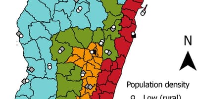 மலேரியா மடகாஸ்கர் வரைபடம்